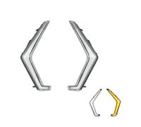 XUVODG 2 Pezzi Per Polaris RZR XP 4 1000 Turbo 2019-2022 LED Centro Griglia Luce Con Indicatore Direzione 6500K Luce Marcia Diurna DRL Indicatore Direzione Specchio Laterale(Clear Lens)