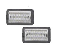 XUVODG Luci Targa LED Targa Per Fiat Per Abarth 500 595 695 500C 595C 695C 312 2007-2020 Senza Errori LED Bianco Numero Di Licenza Lampada Luce Targa OEM #: 51800482 Luce Targa