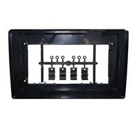 XUVODG Mascherina Autoradio Mascherina Radio Auto Android 2DIN per 9/10 Pollici A 7 Doppio DIN Kit Telaio Universale Cavo Adattatore Pannello Fascia(Frame Ultrathin)