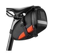 XUWEWI Borsa Da Sella Bici Borse da sella for bicicletta, borsa portautensili posteriore riflettente, sottosella idrorepellente, accessori bici strada(Orange)