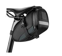 XUWEWI Borsa Da Sella Bici Borse da sella for bicicletta, borsa portautensili posteriore riflettente, sottosella idrorepellente, accessori bici strada(Black)