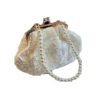 XUWEWI Borsa Da Sera Con Ricamo Borse Da Sera Ricamate Borsa A Tracolla Con Catena Di Perle Clip For Tutti Gli Abbinamenti Cena Donna Lusso