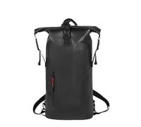 XUWEWI Borsa Impermeabile A Secco Borsa da nuoto 25L 30L Zaino in PVC secco Sacco a secchiello impermeabile Borse trekking sul fiume di grandi dimensioni Rafting viaggio all'aperto(25L Black)