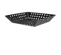 XUWEWI Cestino per Carbonella Vassoio for griglia Forniture da Cucina Cesto for Barbecue Verdura Accessori for Barbecue all'aperto Padella for Carne a Carbone Bistecca Antiaderente