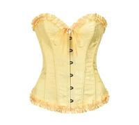 XUWEWI Corsetto da Donna con Lacci, Floreale, Rinascimentale, Modellante, Bustier, Corsetto for per Donna(XS(Old))
