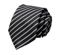 XUWEWI Cravatte da uomo classiche fatte a mano, cravatte casual sottili a righe con colletto stretto Per Uomo(Color10)