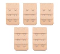 XUWEWI Estensioni Reggiseno 20 pezzi utili estensori for reggiseno da donna, neri e bianchi, con 2 ganci, 3 file, regolabili, con fibbia e bottone, accessori fai da te(Color 3)