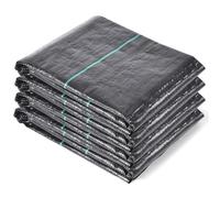 XUWEWI Membrana Diserbante Tessuto barriera Contro Le Erbacce Resistente, for Il Controllo delle, Tappetini in Gomma for Esterni Antiscivolo, Polietilene con Blocchi di(200X1500cm)