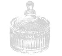XUWEWI Porta Confetti Barattolo di Caramelle in Vetro da 300 ml, Contenitore for Dolci in Cristallo, con Coperchio, Decorazione Interna for la casa Barattoli per Caramelle
