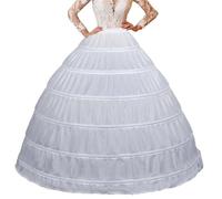 XUWEWI Sottogonna da sposa, sotto per Sottogonne(Color 1)