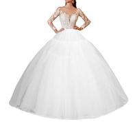 XUWEWI Sottogonna da sposa, sotto per Sottogonne(Color 2)