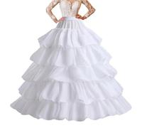 XUWEWI Sottogonna da sposa, sotto per Sottogonne(Color 4)