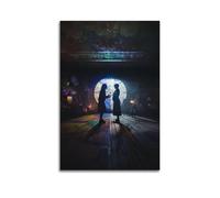 XUWSEWNE Poster mercoledì vintage, stampa artistica da parete su tela, poster estetico con musica e film, pittura decorativa per soggiorno, camera da letto, 50 x 75 cm, senza cornice, stile