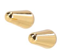 XUXHOU 2 Pcs Interruttore di Pickup per Chitarra Tappi per Interruttore a 5 Vie a 5 Vie Boschetto Sostituzione della Punta per Chitarre Elettriche in Stile St Tl con Core di Plastica in Ottone (GOLD)