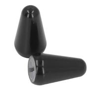 XUXHOU 2 Pcs Interruttore di Pickup per Chitarra Tappi per Interruttore a 5 Vie a 5 Vie Boschetto Sostituzione della Punta per Chitarre Elettriche in Stile St Tl con Core di Plastica in Ottone (BLACK)