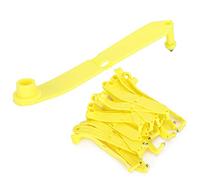 XUXHOU 20 Pezzi Durevoli Etichette Auricolari per Ovini Caprini Bovini per L'identificazione degli Animali Etichette in PU Vuote per Bestiame Materiale Morbido Colorfast Ideale per le Aziende Agricole