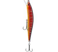 XUXHOU 5 Pezzi Esca Plastica Minnow con Ancora Tripla, Palla Integrata per Lancio a Lunga Distanza, Design Aerodinamico per Pesca in Acqua Dolce e Salata (6#)