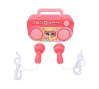 XUXHOU Altoparlante Karaoke per Bambini, Altoparlante Bluetooth Portatile in ABS con 2 Microfoni Incorporati Ed Effetti di Modifica della Voce, Maniglia per il Trasporto, Gioco di Canto per Bambini
