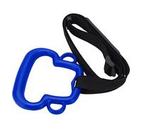 XUXHOU Anelli da Ginnastica per Bambini, Anelli per Esercizi in ABS Regolabili con Cuscinetti in Gomma Resistenti all'Usura per Parco Giochi Interno Ed Esterno, Lunghezza Massima 31,5 (Blue)