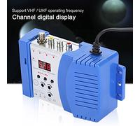 XUXHOU AV per il Modulatore RF VHF UHF con Canale Iniziale Selezionabile e Design Ergonomico per Migliorare i Segnali 'audiovideo a Casa (Spina europea)
