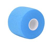 XUXHOU Avvolgimento per Cuscino per Impugnatura da Badminton, Larghezza 60 Mm, Lunghezza 20 M, Nastro Adesivo per Assorbimento degli Urti per Racchette da Tennis, con Design Antiscivolo (Blue)