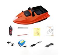 XUXHOU Barca Esca da Pesca GPS con Ritorno Automatico e Portata Remoto | Costruzione in Plastica ABS, Doppio Posizionamento GPS/Beidou, Luci di Navigazione Notturne, Controllo di Crociera con un