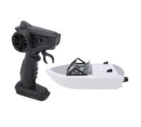 XUXHOU Barca Telecomandata, Barca da Regata RC con Motore Brushless Ad Alta velocità da 2,4 GHz con Design Sigillato Antipioggia e Avviso di Batteria Scarica, per (3 Batteria)