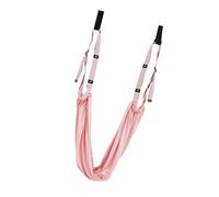 XUXHOU Barella per Gambe per Porta, Cinghia Elastica per Allungamento con Anelli per Esercizi Muscolari degli Arti per Allenamento in Verticale sulla Parte Bassa della Schiena (Pink)