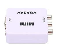 XUXHOU Compact VGA A AV 1080p Adattatore Video HD, PC, Convertitore Video per Intrattenimento per la Camera da Letto