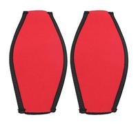 XUXHOU Copertina di Cinghia Maschera Subacquea, 2 Pcs Snola Snorkel Snorkel Lunghi Protettori per la Protezione dei Capelli in Neoprene per Nuotare (rosso)