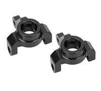 XUXHOU Coppa dello Sterzo per Auto RC da 2 Pezzi, Lega di Alluminio Adatta per Parti di Modifica degli Accessori di Aggiornamento per Auto RC (BLACK)