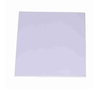 XUXHOU Cuscinetto termico per CPU nero, 100 x 100 x 2 mm, bassa viscosità, ottima malleabilità per condurre il cuscino in silicone (grigio bianco)