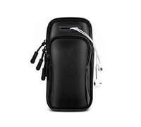XUXHOU Fascia da Braccio Sportiva Universale, Impermeabile, con Supporto per Telefono da Corsa e Cinturino Regolabile per, Compatibile con Telefoni Fino a 6,5 pollici per Corsa, (BLACK)