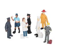 XUXHOU Figure di Persone per Bambini, Set da Gioco di 7 Pezzi di Operatori | Materiale Ecologico, Colori Vivaci, Bordi Arrotondati Lisci, Migliora la Destrezza delle , Facile da Pulire