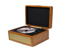 XUXHOU Lettore CD Ad Alta fedeltà con Inserimento Vassoio e Riproduzione Scheda di Memoria TF, per Riscoprire la Tua Collezione Musicale (Cachi)