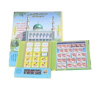 XUXHOU Libro Sonoro Arabo per Bambini, Giocattolo Educativo Interattivo | Materiale Plastico, Richiede 3 Batterie AAA, Interazione con Penna, Impara Lettere e Vocabolario, Canzoni Divertenti