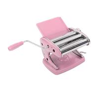 XUXHOU Macchina per la Pasta Pressa per Pasta Compatta in Acciaio Inossidabile per Uso Domestico, Funzionamento Manuale con 6 Livelli Regolabili (Ventosa 2 Coltelli)