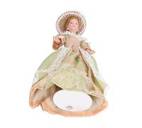 XUXHOU Modellino di Casa delle Bambole, Miniature Ceramiche Realistiche con Arti Rotabili e Supporto per 1:12