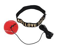 XUXHOU Pallone da Boxe, con Fascia per Testa per Speed Training | Gomma Naturale, Fibra Chimica, Feedback Dinamico, Corda Elastica Ruvida, Resiste a Sessioni di Allenamento intense.