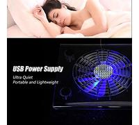XUXHOU Paptop -Pad -Cooler Ultra USB USB Collles con LED RGB RGB Plojo de Caba Antiskid per Divertiti