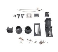 XUXHOU Parti di barche telecomandate, elicoidale per barca RC pompa a getto in plastica da 26 mm in lega di alluminio spinta acqua con albero di trasmissione in acciaio da 4 mm per