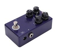 XUXHOU Pedale Riverbero con Ritardo Digitale Pedale Effetto per Chitarra 3 Effetti 1300 Ms Tempo di Ritardo Riverbero Cielo con 4 Manopole di Controllo Guscio in Metallo per Performance