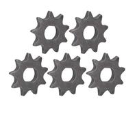 XUXHOU Pignone, Pignone Motore in Acciaio T8F 9T per Mini Scooter ATV da Tasca 47cc 49cc, con Design Leggero per Prestazioni Stabili