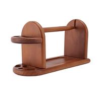 XUXHOU Porta Gomitoli in Legno, Robusto e Stabile, Multiuso, Avvolgitore Filato Fai da Te per Lavorare a Maglia e Uncinetto, Pino 33 X 18 cm.
