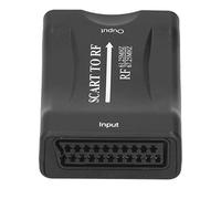 XUXHOU Rinforzo Elevato -Scart -to HF Adapter per TV Box Video Edition, Ampia compatibilità con la Console di Gioco di Boxe DVDTV, Configurazione Facile per la Vecchia Televisione, Compatta e Design