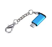 XUXHOU S7/S6/S5/S7 Edge, Note 5/4/6/6p, MP3, MP4, Dimensioni: 28 x 11 x 5 mm per / S6 / S5 / Bordo adatto per le donne Tipo C Tipo C A Micro Usb Converter PC connettore (blu)
