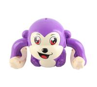 XUXHOU Scimmietta Giocattolo per Bambini con Musica, Luce e Capriole | Sensory Developmental Crawling Toy, ABS Safe Material, Auto Somersaults, Musical Rhythm, Hearing Training, Smooth Edges,