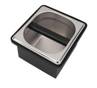 XUXHOU Secchio per Fondi di caffè, Resistente, in Acciaio Inossidabile, per Caffetterie e Uso Domestico, 18,6 X 17,3 X 10,8 cm.