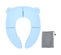 XUXHOU Sedile Pieghevole per Vasino, Design a Asciugatura Rapida in PP, | 6 Tappetini Antiscivolo, 2 Linguette Stabilizzatrici, Custodia Discreta, Accesso Rapido e Facile Ripostiglio, Appendi