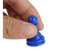 XUXHOU Set di Pezzi degli Scacchi e Dadi in Plastica Colorata, Design Raffinato e Confortevole per Tutte le età, con 4 Scacchi e 1 Dado per Giochi di Carte da Tavolo Accessori Attività